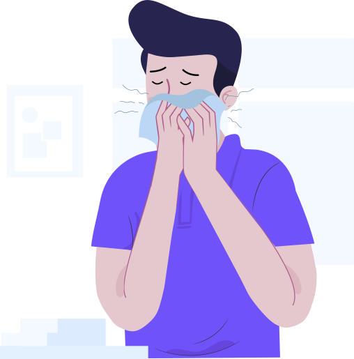 生活の質を低下させる副鼻腔炎