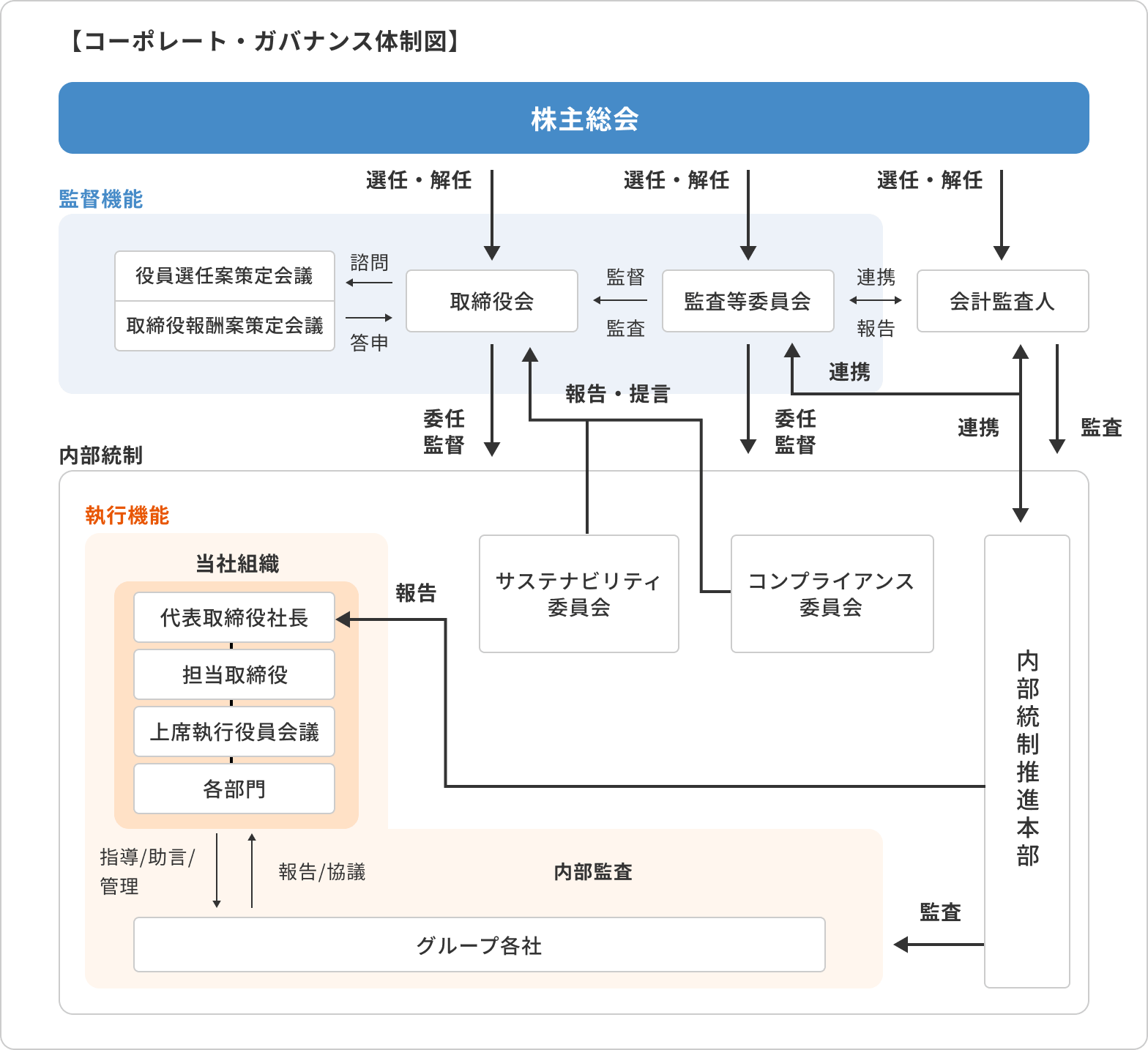 Corporate Governance Structure Diagram