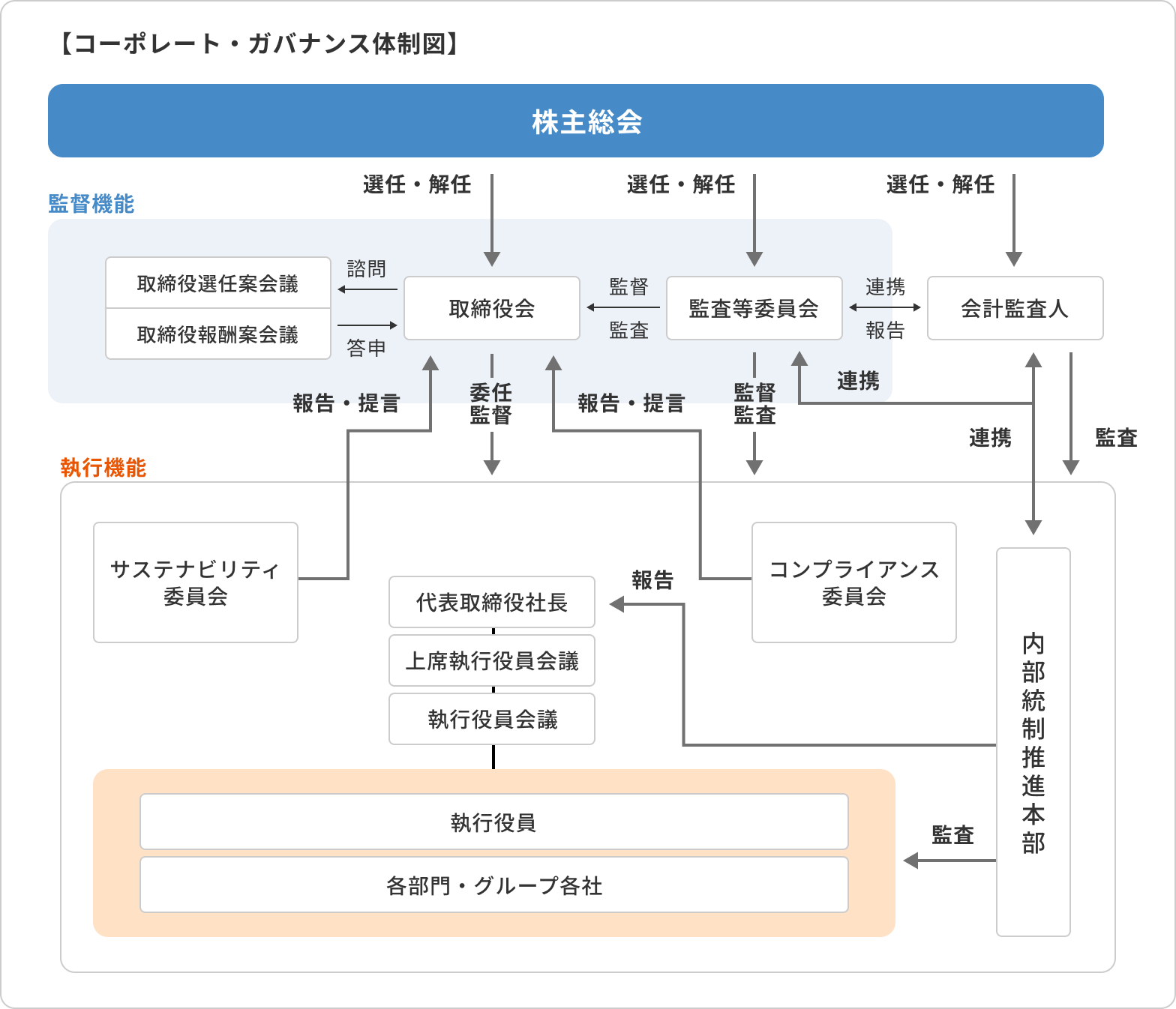 Corporate Governance Structure Diagram